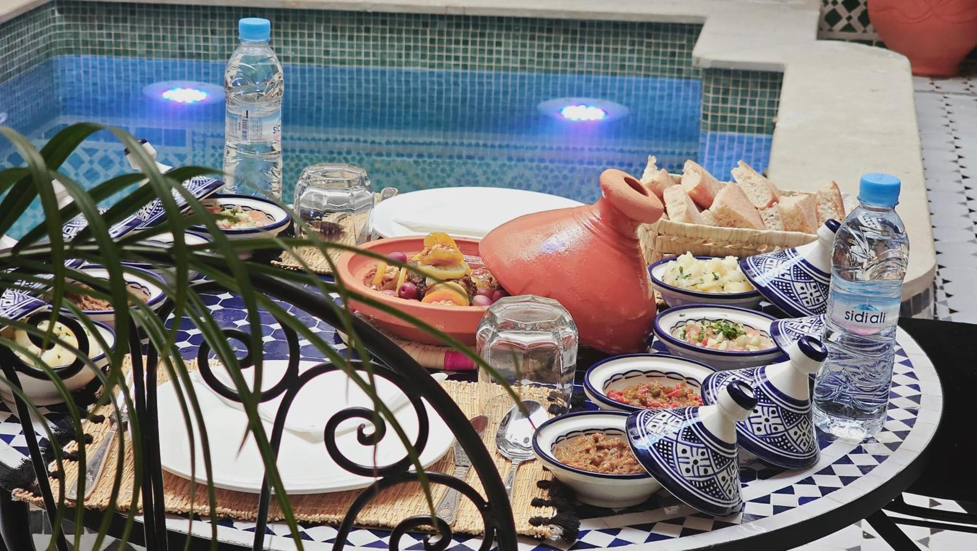 Riad Diamant Bleu Fez Bagian luar foto